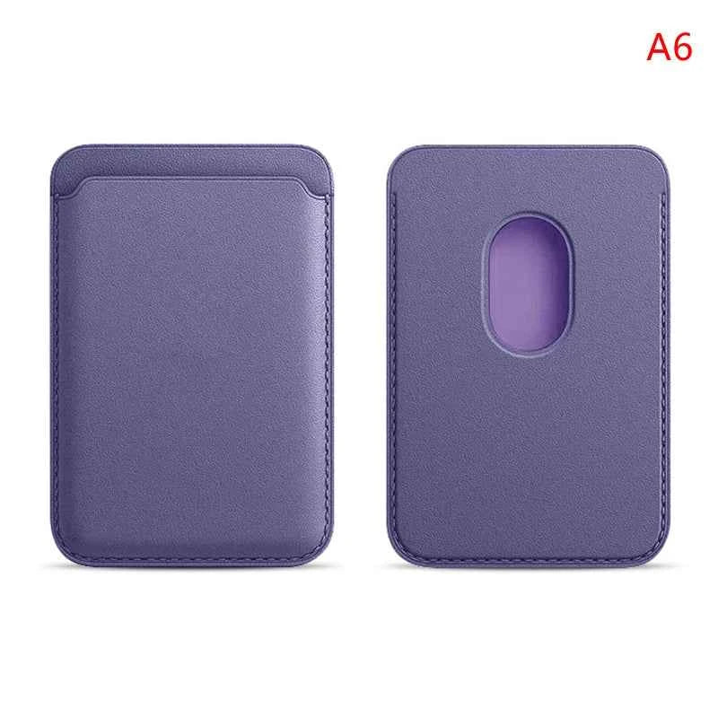 Magnetic Card Holder Wallet Stand Leather Case for Iphone 12 Card Bag for Magsafing Magnet Case Card Pocket Cover