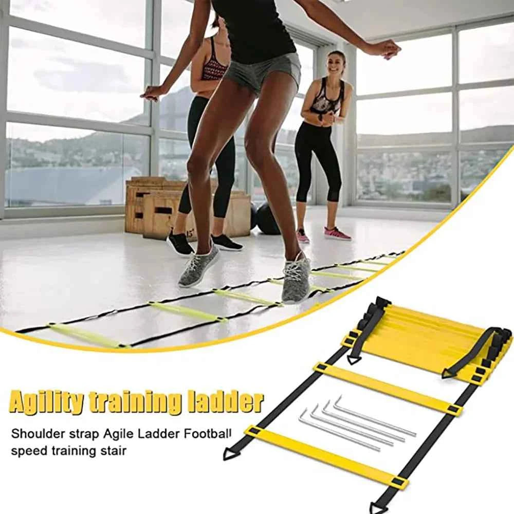 Flexibility Speed Soccer Training Equipment Set Agility Speed Ladder Parachute Exerciser Sport Obstacles Football Accessories
