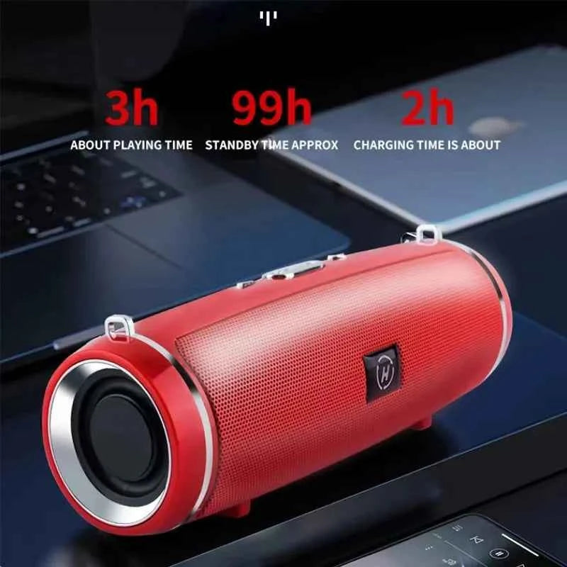 200W Portable Bluetooth Speaker IPX7 Waterproof Outdoor HIFI Pillar Speaker Subwoofer Stereo Speaker FM Radio TF Boom Box