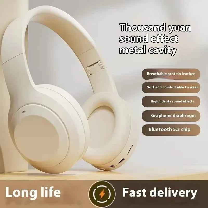 M5 Wireless Headset Bluetooth 53 HiFi Stereo Noise Cancelling Gaming Headband Foldable with Mic Earbuds