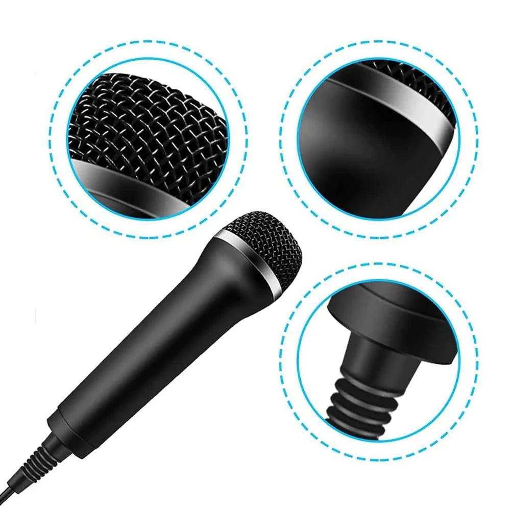 Chatting Gaming Podcast Recording Universal USB Wired Microphone Karaoke Mic for Nintendo Switch Wii PS4 Xbox PC
