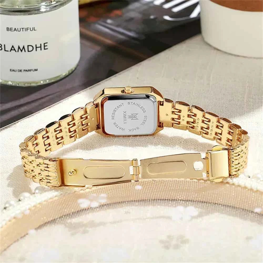 Women Watch Light Luxury Brand Stainless Steel Ladies Business Watches Female Student Fashion Quartz Wristwatches
