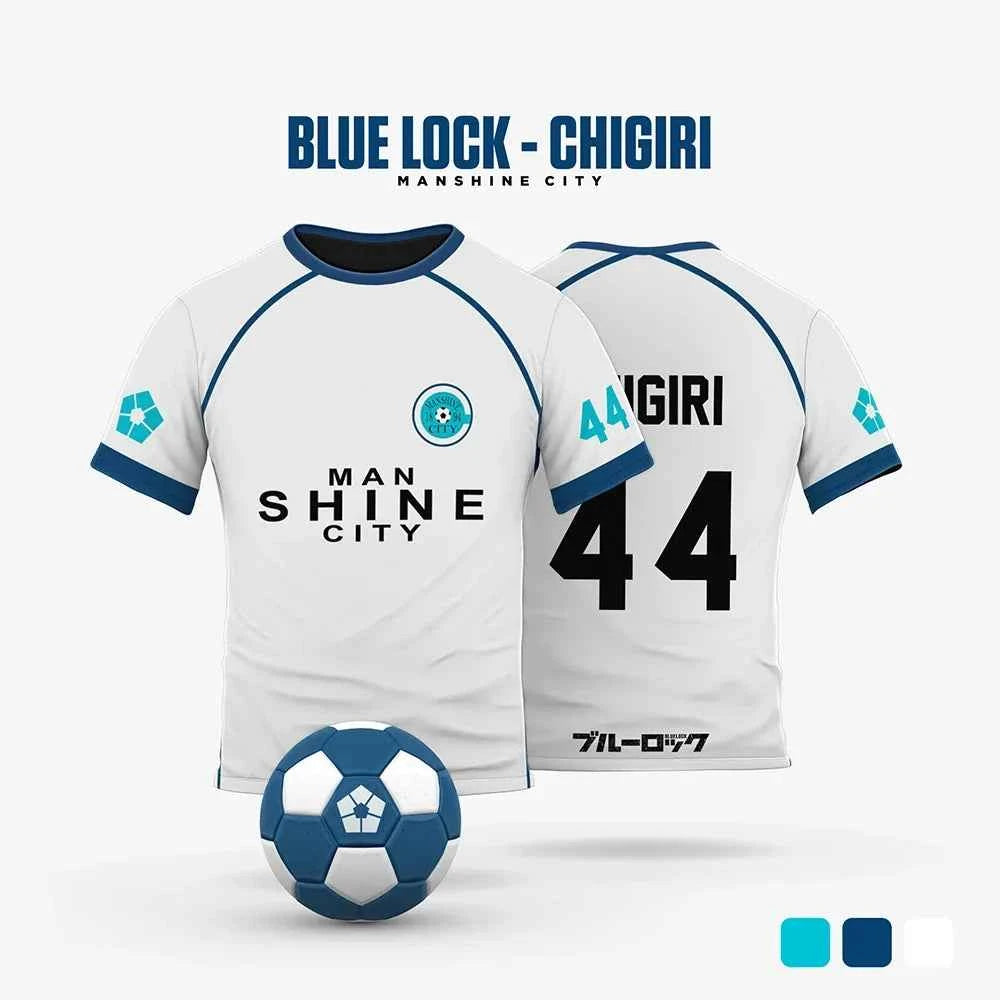 Blue Lock Manshine City White Cartoon Anime Cosplay Men Jersey Summer Short Sleeve Children Tee Tops 2025 Fashion Women T-shirt