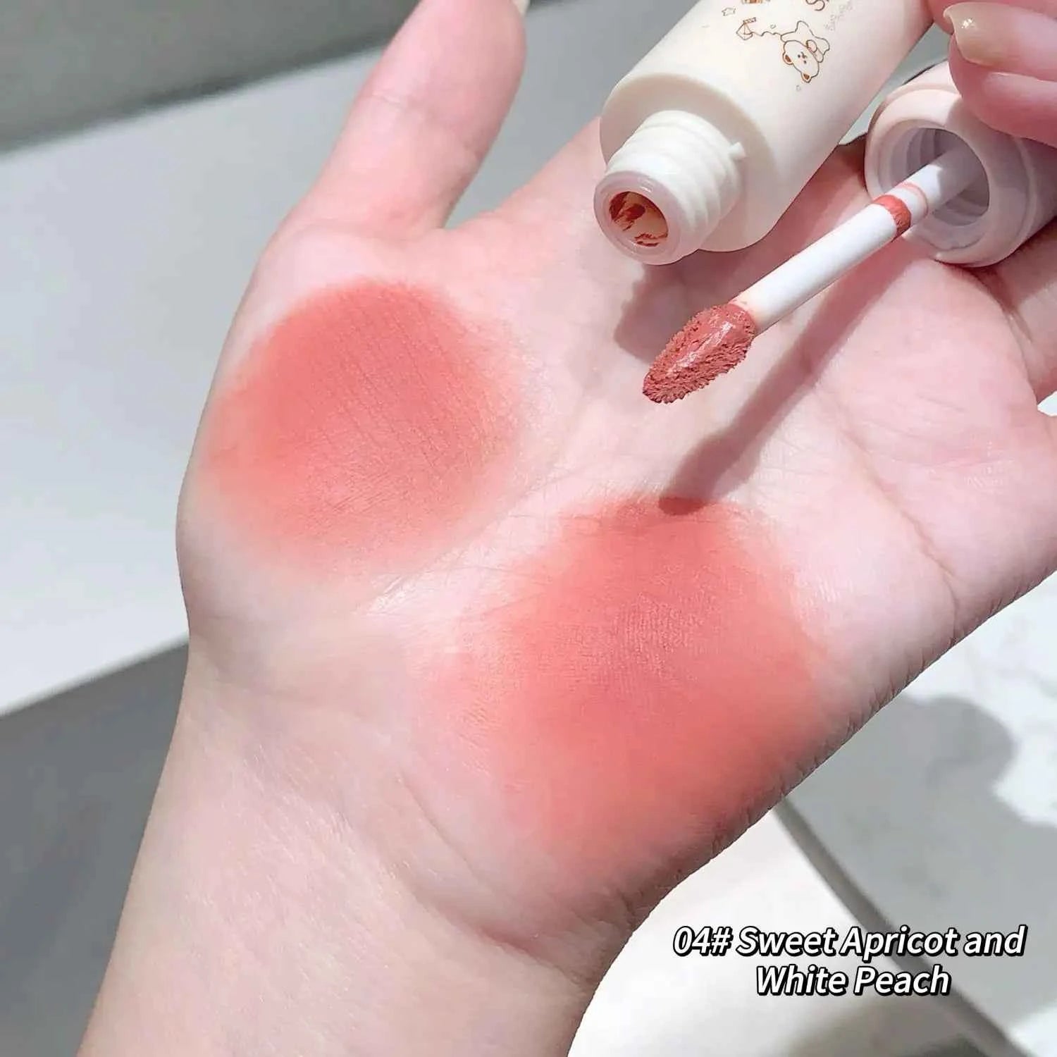 SHAQINUO Munchkin Cloudy Lip Clay Colours Matte Lip Mud  Design Cosmetics Lip Mud For Daily Makeup Application