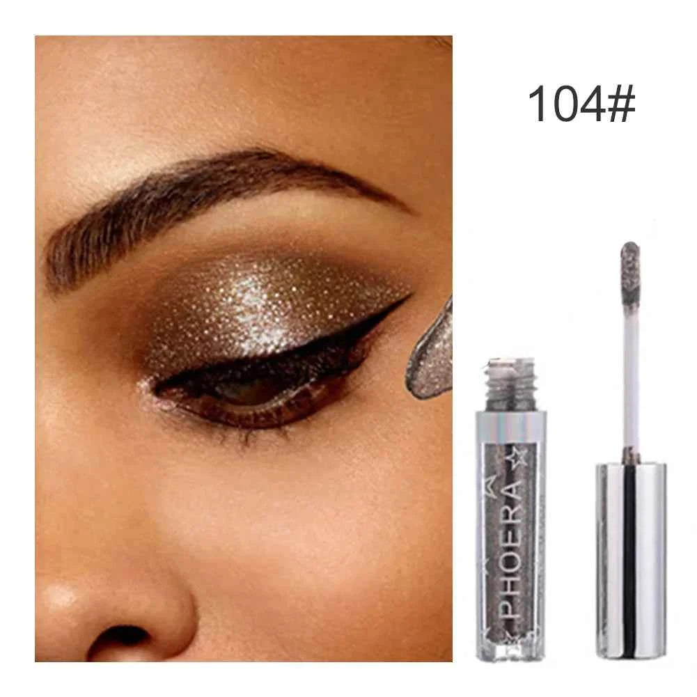 16 Colors Diamond Eyeshadow Liquid Glitter Eye Shadow Pearly Shimmer Eyeshadow Lasting Waterproof Eye Makeup Korean Cosmetics
