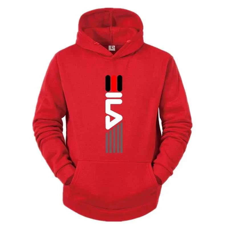 Men's Tracksuit Hooded Sweatshirt+Sweatpants 2 Pcs Sets Sports Suit Casual Jogger Sportswear 2 Piece Male Fleece Streetwear Sets