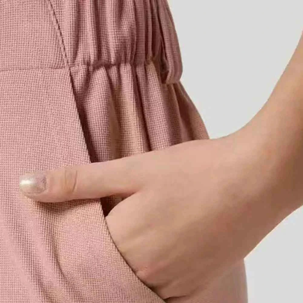 Pantalon Large Élégant Femme Bureau