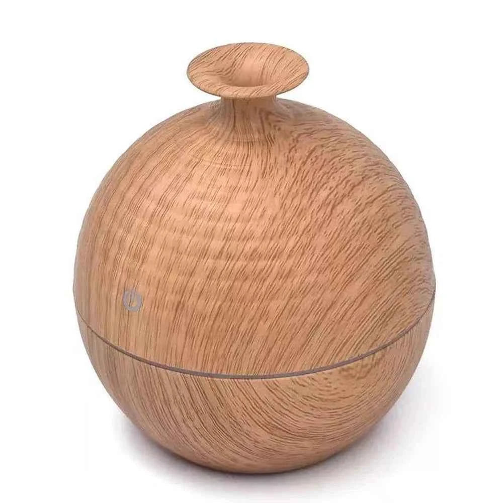 Mini Humidifier USB Aromatherapy Diffuser Home Air Humidifier Desktop Woodgrain Humidifier