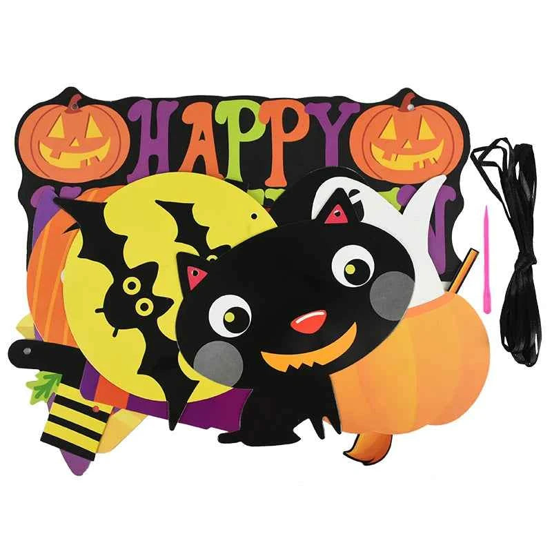 2023 Year Happy Halloween Banner Garland for Halloween Home hanging ornament Decorations Kids Child Favors Creative gift