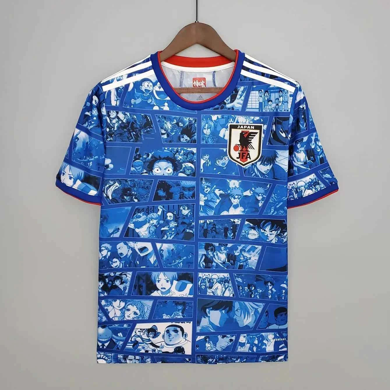 Japan National Team Football Jersey Sea Wave Jingle Cat Darth Vader Football T-shirt Men Clothing Women Tshirt Kids Tees Tops