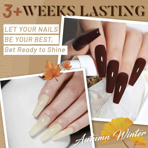 Clou Beaute HEMA TPO FREE High Pigment Gel Nail Polish Caramel Brown Wine Red Nude Color Gel Polish Nail Art UV Nail Varnish
