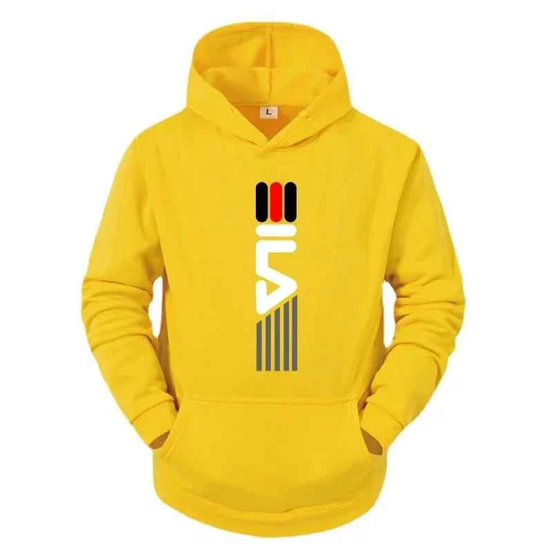 Men's Tracksuit Hooded Sweatshirt+Sweatpants 2 Pcs Sets Sports Suit Casual Jogger Sportswear 2 Piece Male Fleece Streetwear Sets