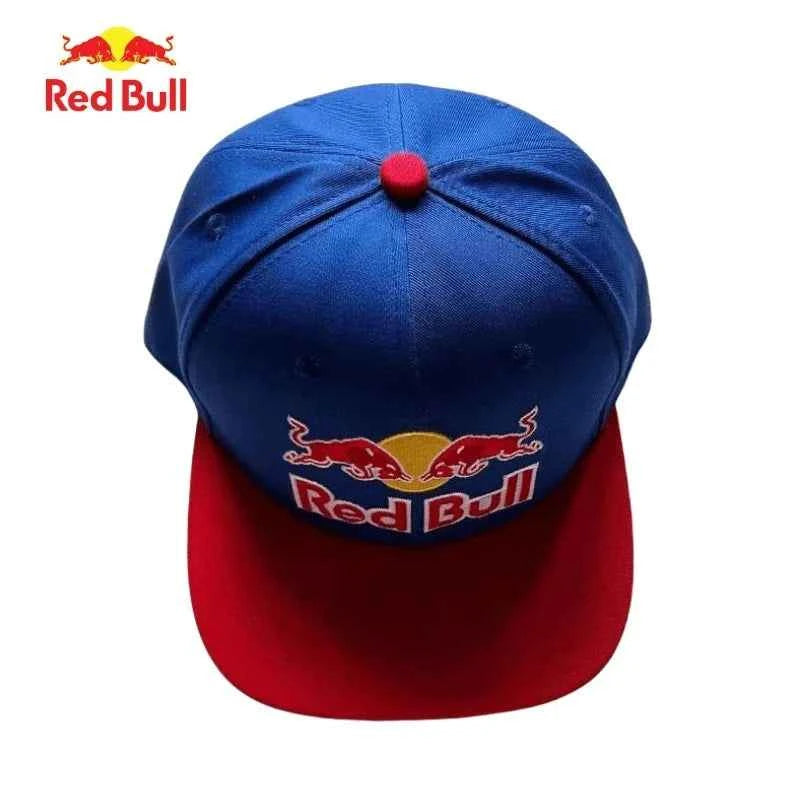 Fashionable letter embroidered Red Bull baseball cap for spring and autumn outdoor adjustable casual hat, sun protection hat