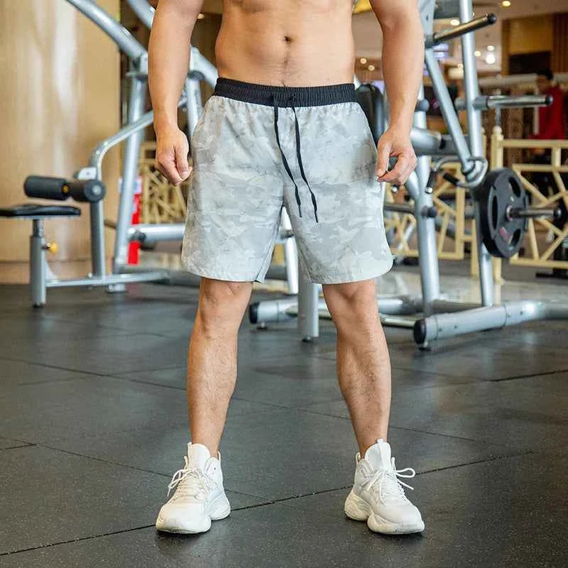 Summer Running Shorts Gym Wear Fitness Workout Shorts Men Sport Short Pants Tennis Basketball Soccer Training Zip pocket Shorts