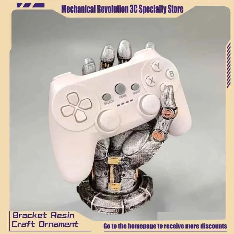 New Cyber Manipulador Controller Bracket Resin Craft Ornament Xbox Nintendo Switch Controller Desktop Bracket Game Decoration