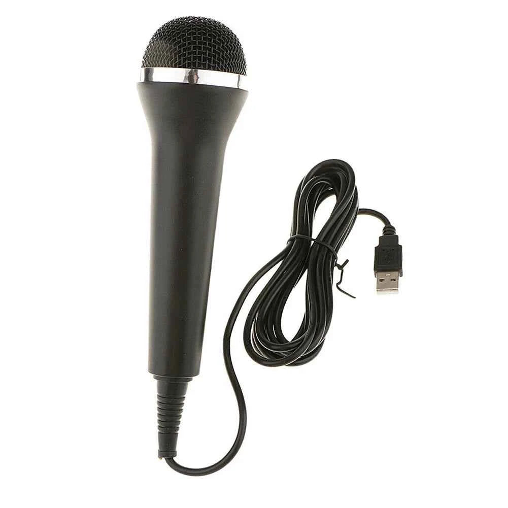 Chatting Gaming Podcast Recording Universal USB Wired Microphone Karaoke Mic for Nintendo Switch Wii PS4 Xbox PC