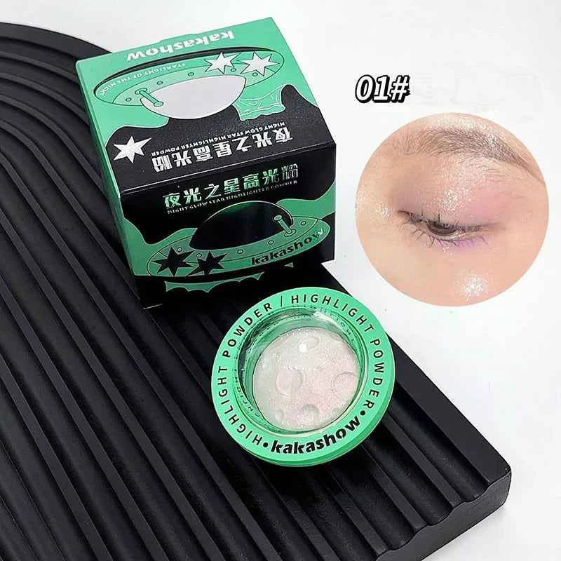 Planet Space Highlighter Powder Brighten  Fairy Adas Powder Shimmer Water Light Contour Face Body Illuminator Makeup Cosmetics