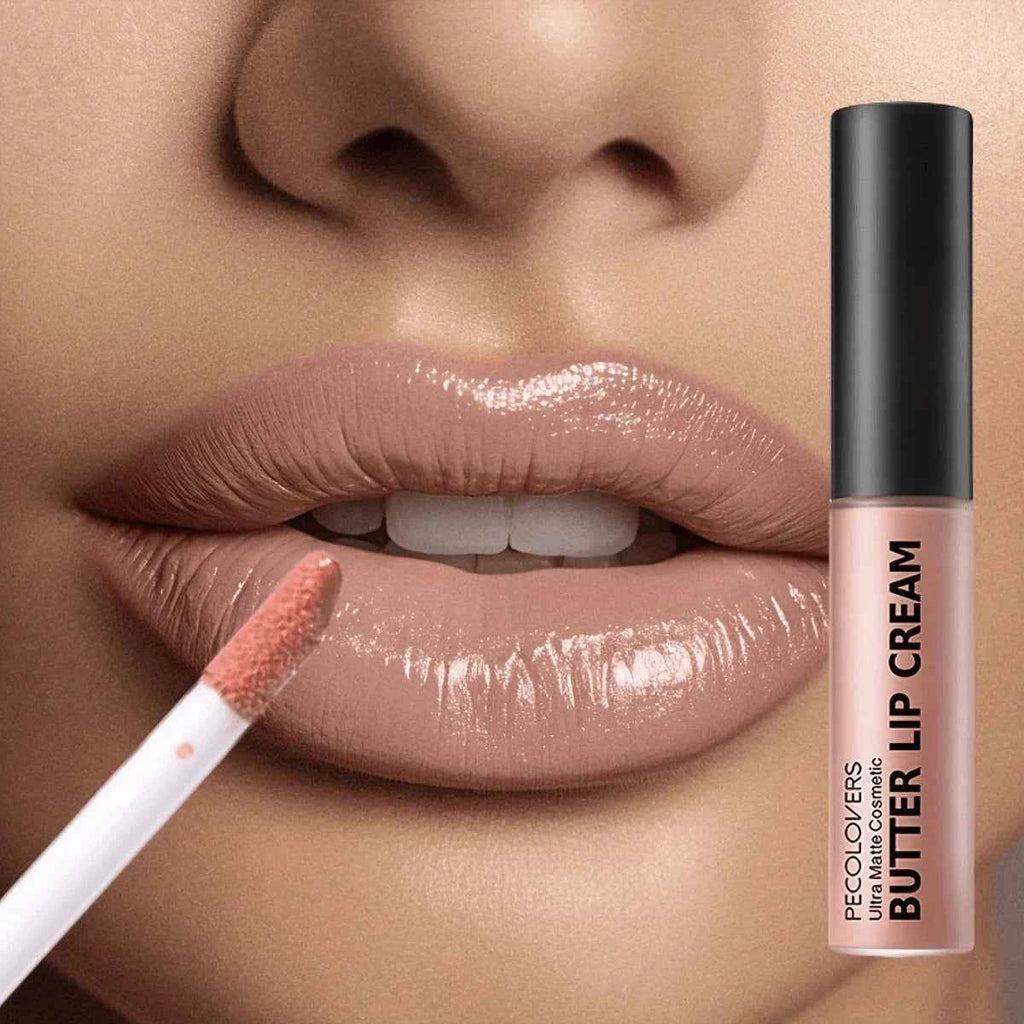 Long Lasting Butter Lip Gloss Lip Balm Liquid Lipstick Waterproof Lipstick Cosmetics Makeup Lipgloss for Women Girls