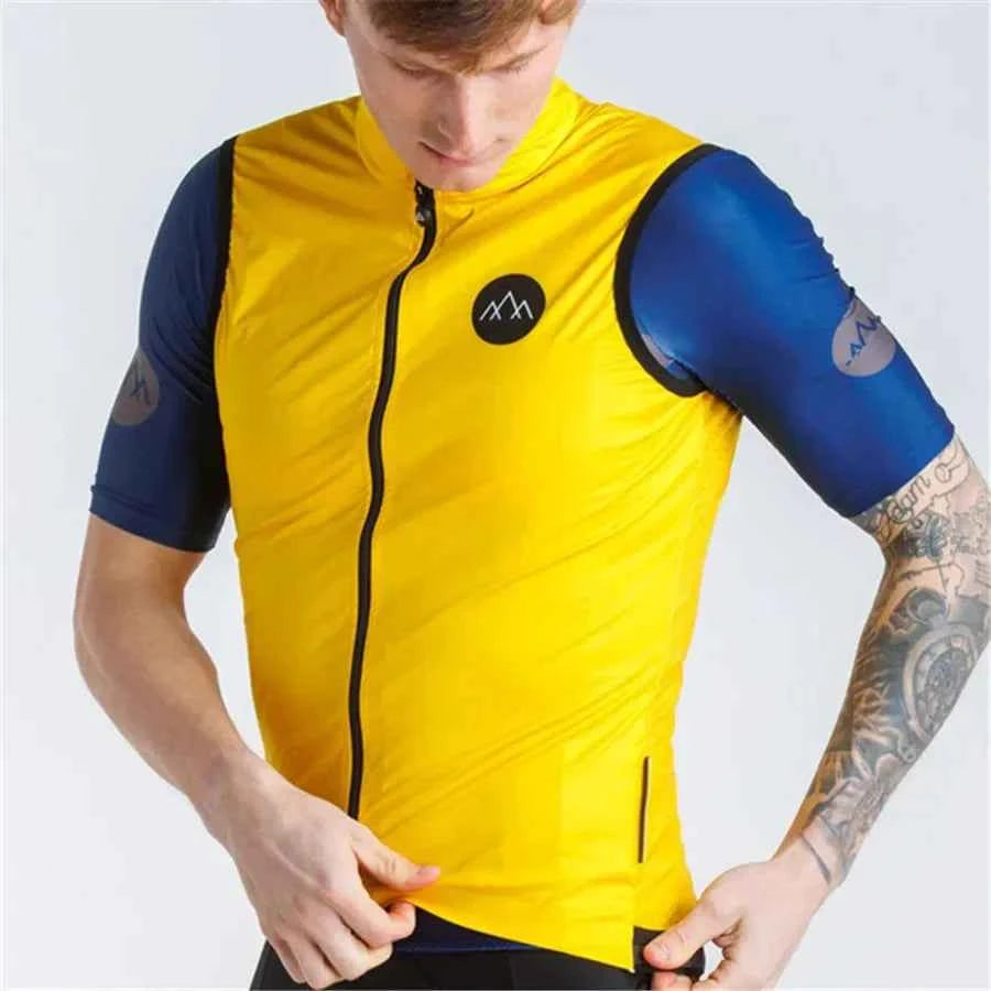 Candidates riding long -sleeved windproof and rainproof shirt men's jacket bike mtb uci jersey Sport Top cycling windproof vest