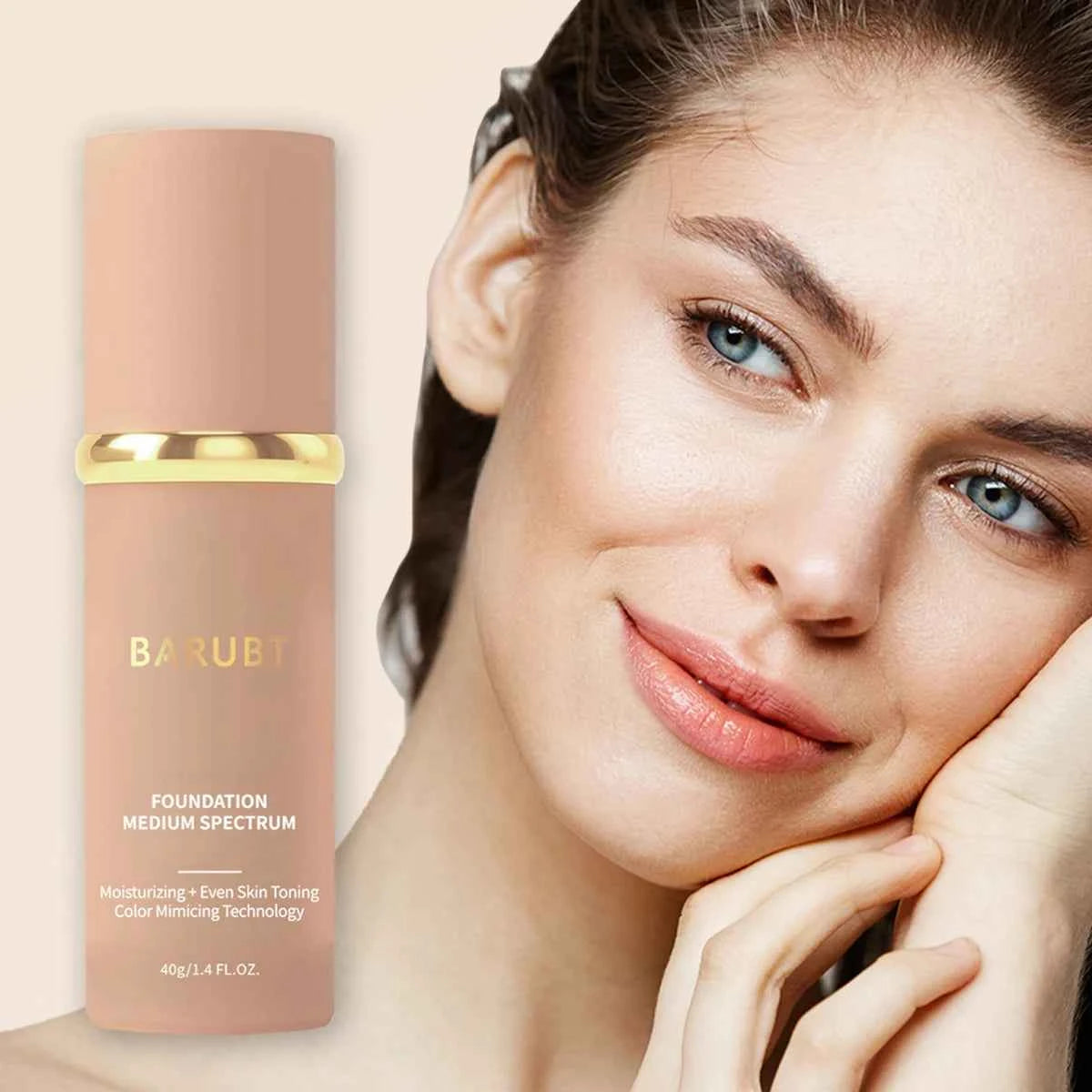 BARUBT Temperature Change Facial Cream 30ml Facial Makeup and Cosmetics, Story Moisturizing, Waterproof Sweating and Not Makeup