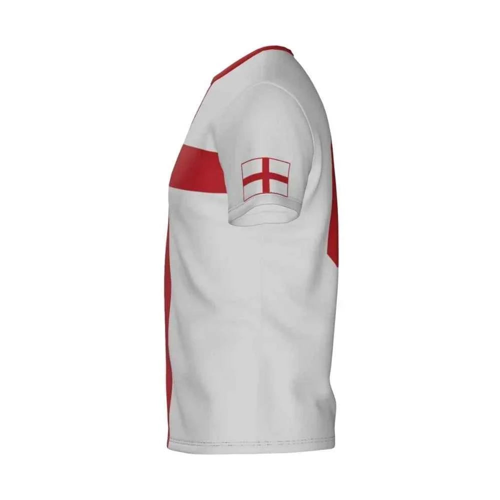 England Flag Badge 3D T-shirt for men's and women's T-shirt team clothing Football fans gift
