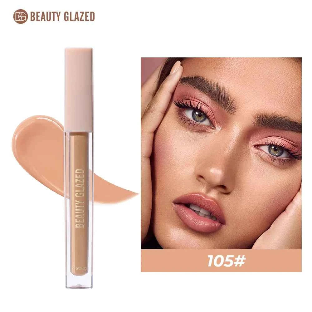 Beauty Glazed Renew Liquid Concealer,6 Colors Matte Flawless,Long-lasting Full Coverage,Waterproof for Face Makeup Cosmetics