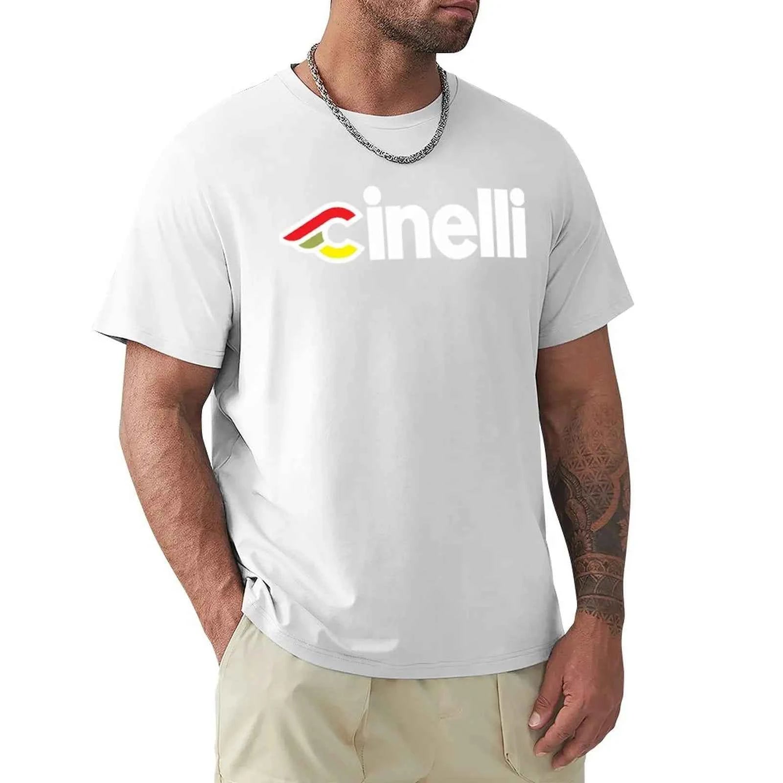 Cinelli Bikes Bicycle Logo T-Shirt vintage sublime basketball graphic tees plus size men clothing