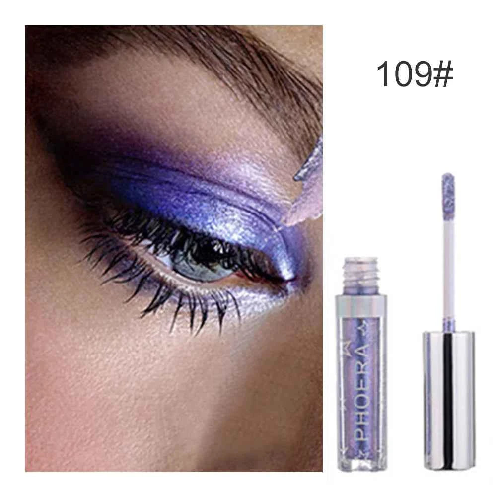 16 Colors Diamond Eyeshadow Liquid Glitter Eye Shadow Pearly Shimmer Eyeshadow Lasting Waterproof Eye Makeup Korean Cosmetics