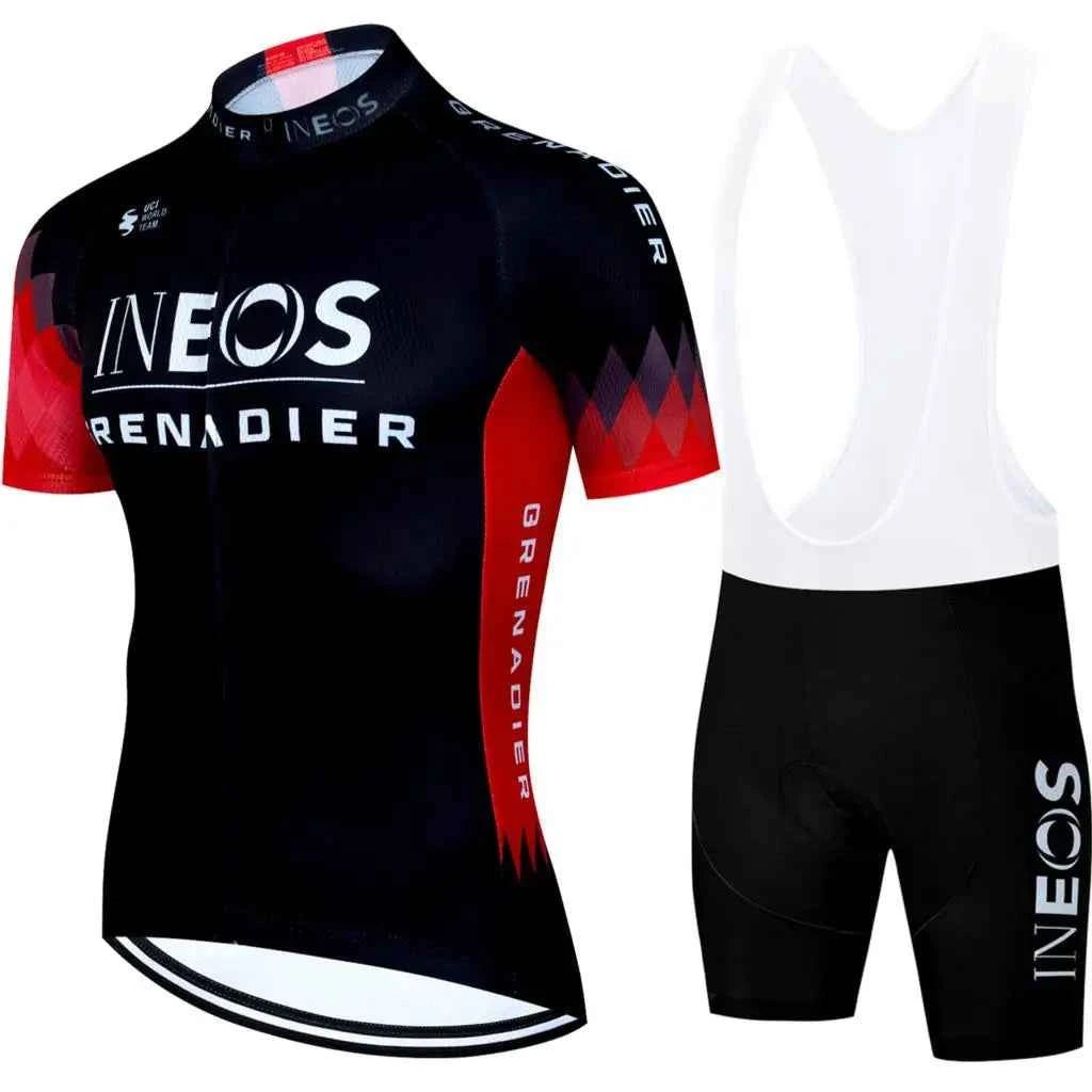 INEOS Cycling Outfit 2025 Jersey Men's Mtb Pants Man Maillot Cyclisme Sports Set Bike Clothing Shorts Bikes Equipment Jerseys