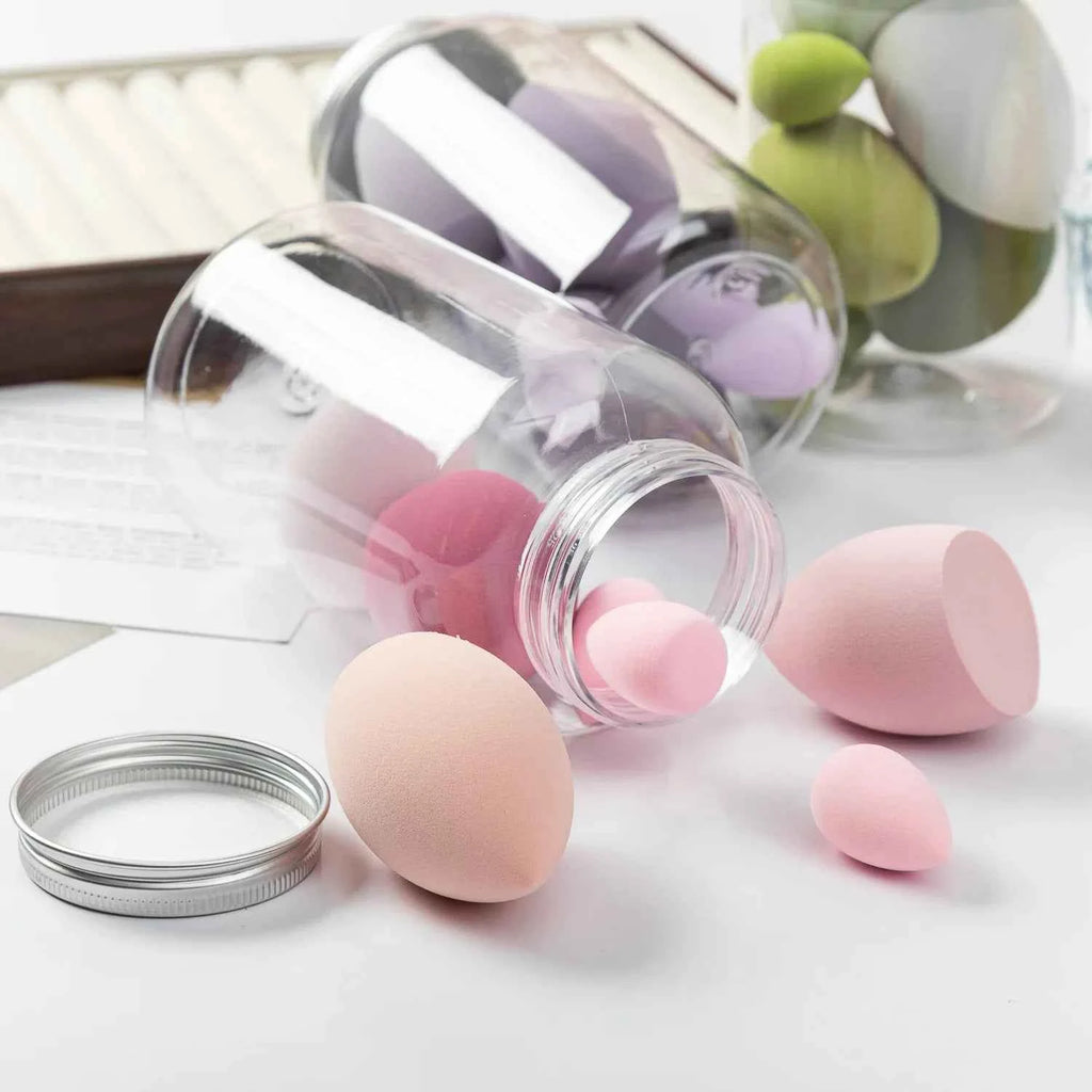 6/7/14pcs Makeup Sponge Set Blender Makeup Tools Beauty Cosmetics Puff Face Foundation Blending for Liquid Cream and Powder New