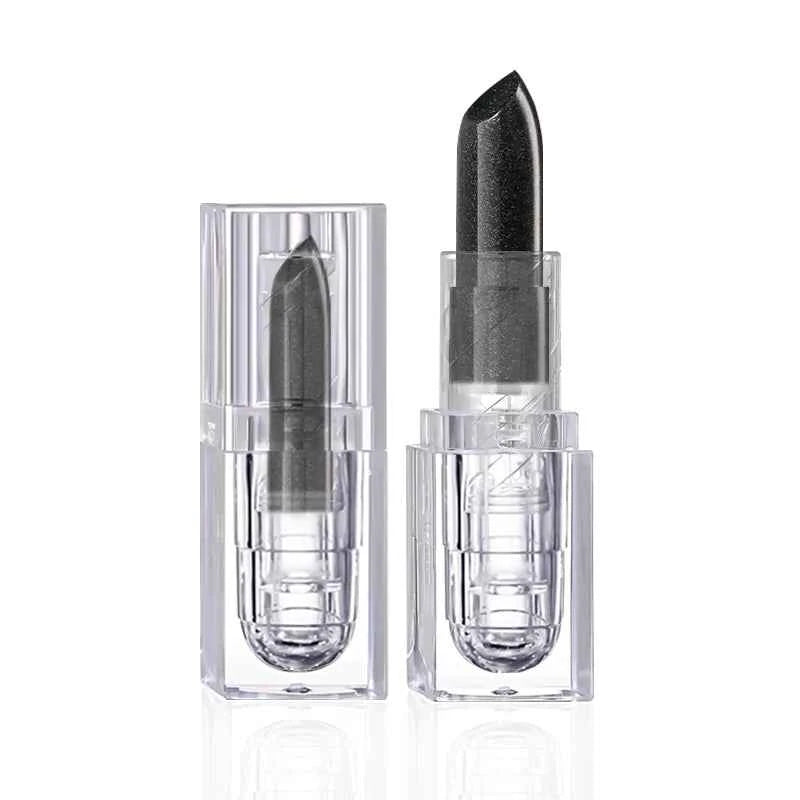 Waterproof Glitter Lipstick Sexy Black Lip Gloss Shiny Lip Tint  Cosmetics Halloween Lips Makeup