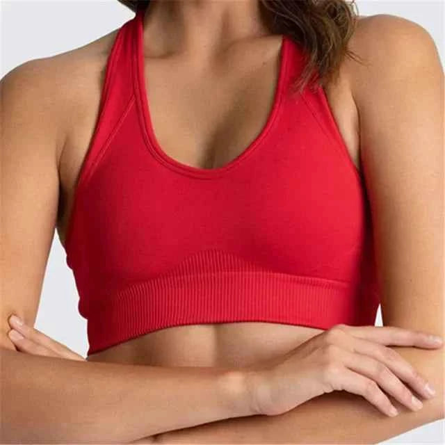 Ensemble de yoga seamless femme : top et leggings