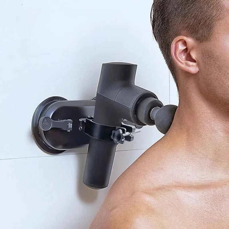 Electric Fascia Gun Sucker Fixator, Muscle Massage Relaxation Aid, Waist and Back Massage Gun, Household Accessories, New
