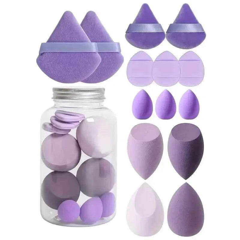 6/7/14pcs Makeup Sponge Set Blender Makeup Tools Beauty Cosmetics Puff Face Foundation Blending for Liquid Cream and Powder New