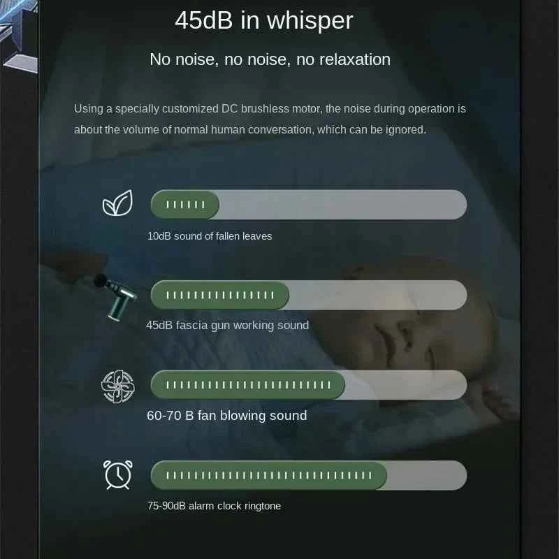 Pistolet de massage USB pour relaxation musculaire - Machine à vibration compacte pour le fitness et le massage du cou - Elegance_empire-shop