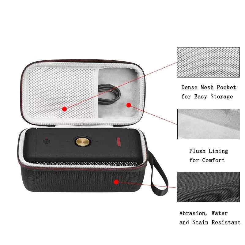 Portable Speaker Storage Bag for MARSHALL EMBERTON Speaker Waterproof Anti-Scratch Speaker Bag Protective Case Box Organizer