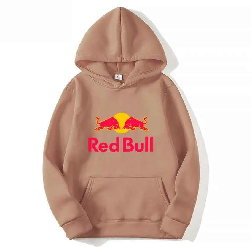 Red Bull Logo Racing Team Men Hoodie Spring Autumn Male Sweatshirt 2025 New Fashion Sport Couple Pullover Clothes Tops