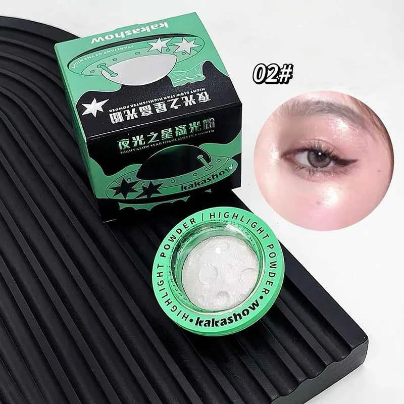 Planet Space Highlighter Powder Brighten  Fairy Adas Powder Shimmer Water Light Contour Face Body Illuminator Makeup Cosmetics