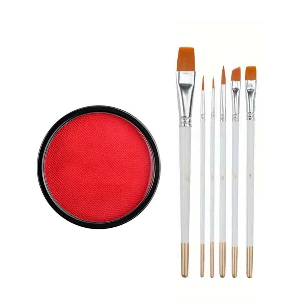30G Water Monochromatic Face Body Painting Palette Halloween Festive Washable face and body paint Makeup Costume Body Partie