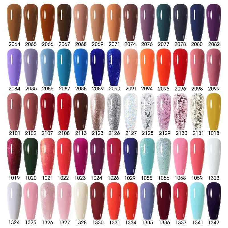 Clou Beaute HEMA TPO FREE High Pigment Gel Nail Polish Caramel Brown Wine Red Nude Color Gel Polish Nail Art UV Nail Varnish