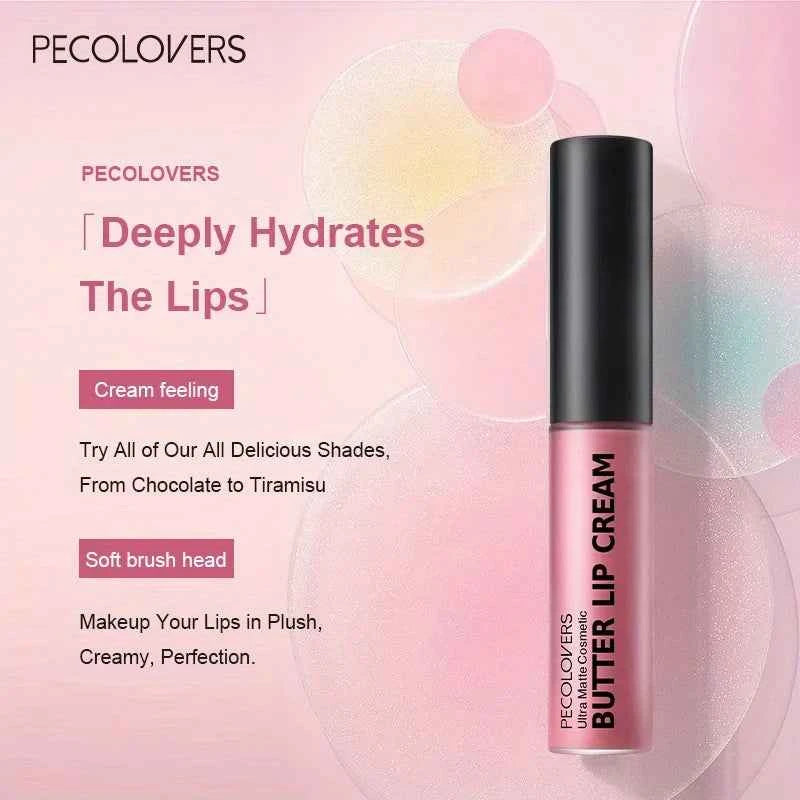 Long Lasting Butter Lip Gloss Lip Balm Liquid Lipstick Waterproof Lipstick Cosmetics Makeup Lipgloss for Women Girls