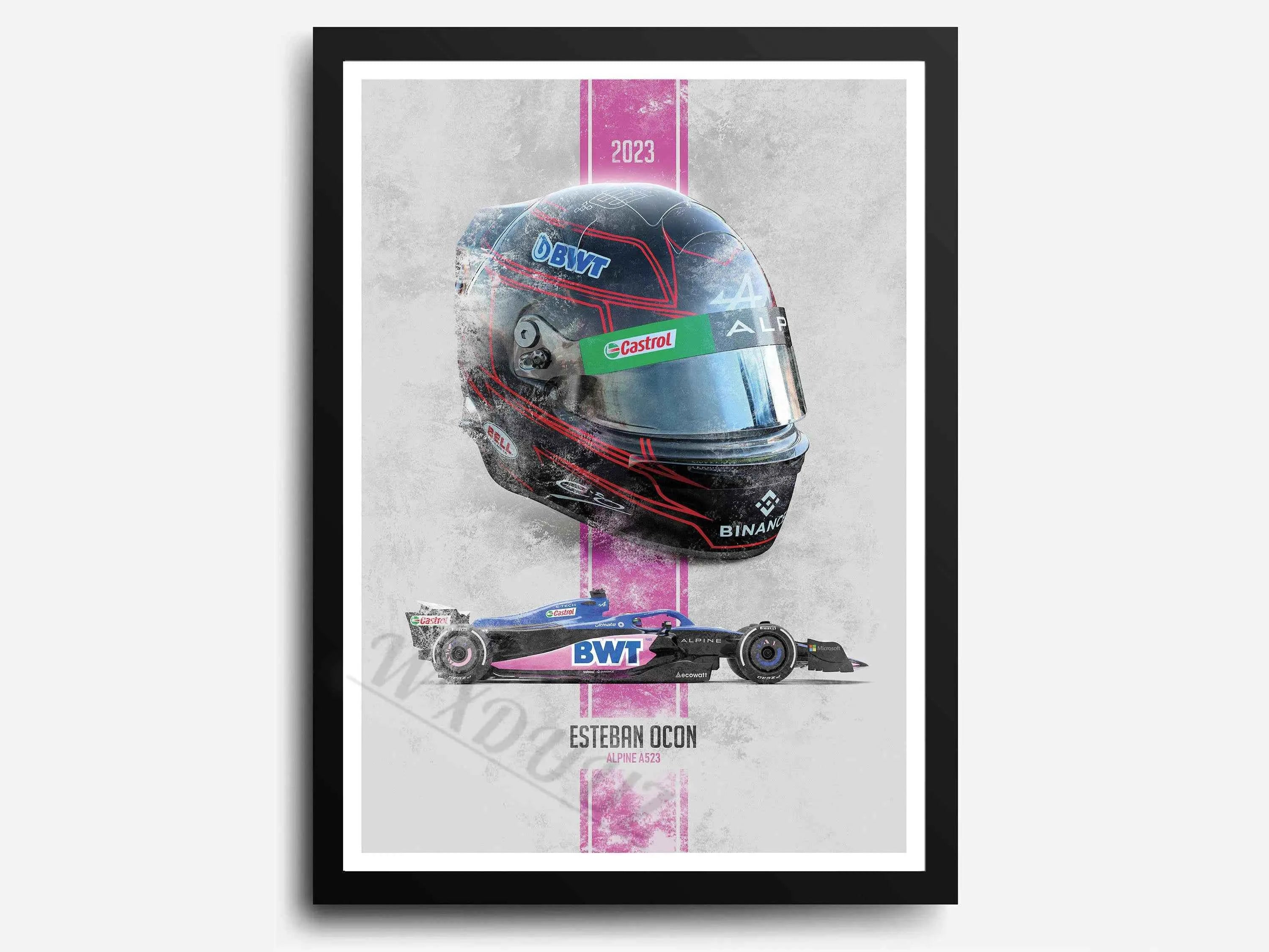 2023 Season Retro Formula 1 80S Car F1 Racing Team Print Posters Canvas Painting Wall Art Pictures For Living Room Home Decor