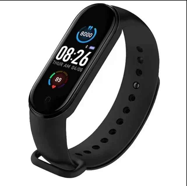 M5 smartwatch digital men and women Bluetooth fitness tracker watch exercise heart rate blood pressure Android iOS