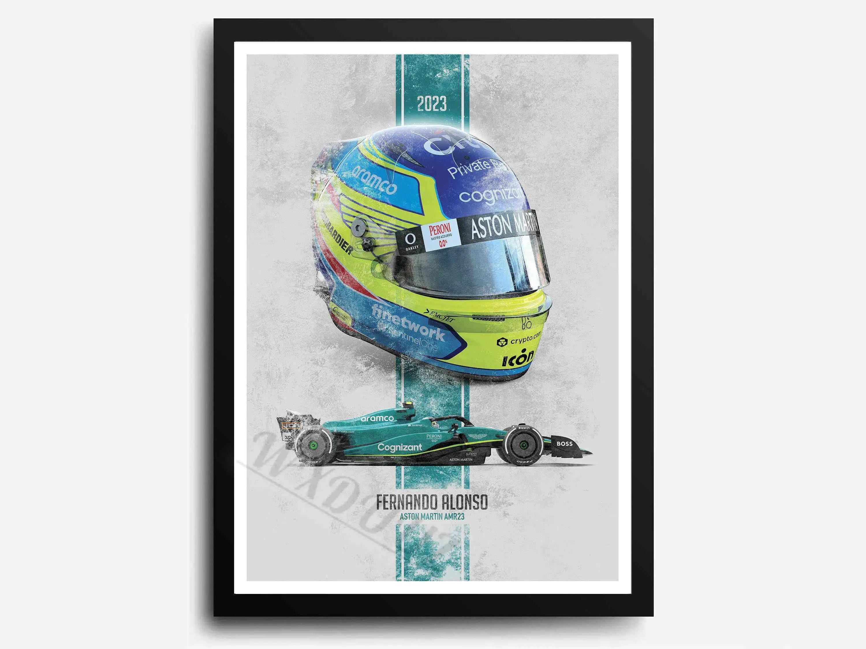 2023 Season Retro Formula 1 80S Car F1 Racing Team Print Posters Canvas Painting Wall Art Pictures For Living Room Home Decor