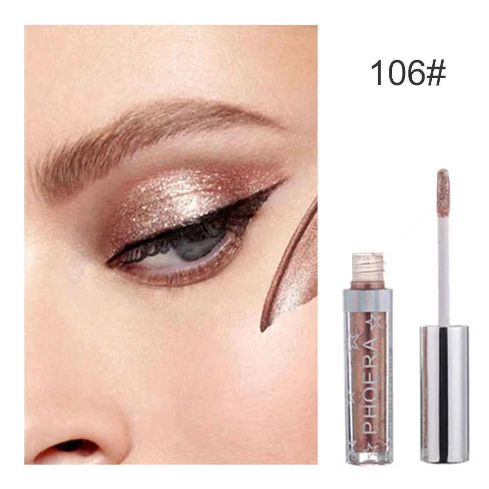 16 Colors Diamond Eyeshadow Liquid Glitter Eye Shadow Pearly Shimmer Eyeshadow Lasting Waterproof Eye Makeup Korean Cosmetics