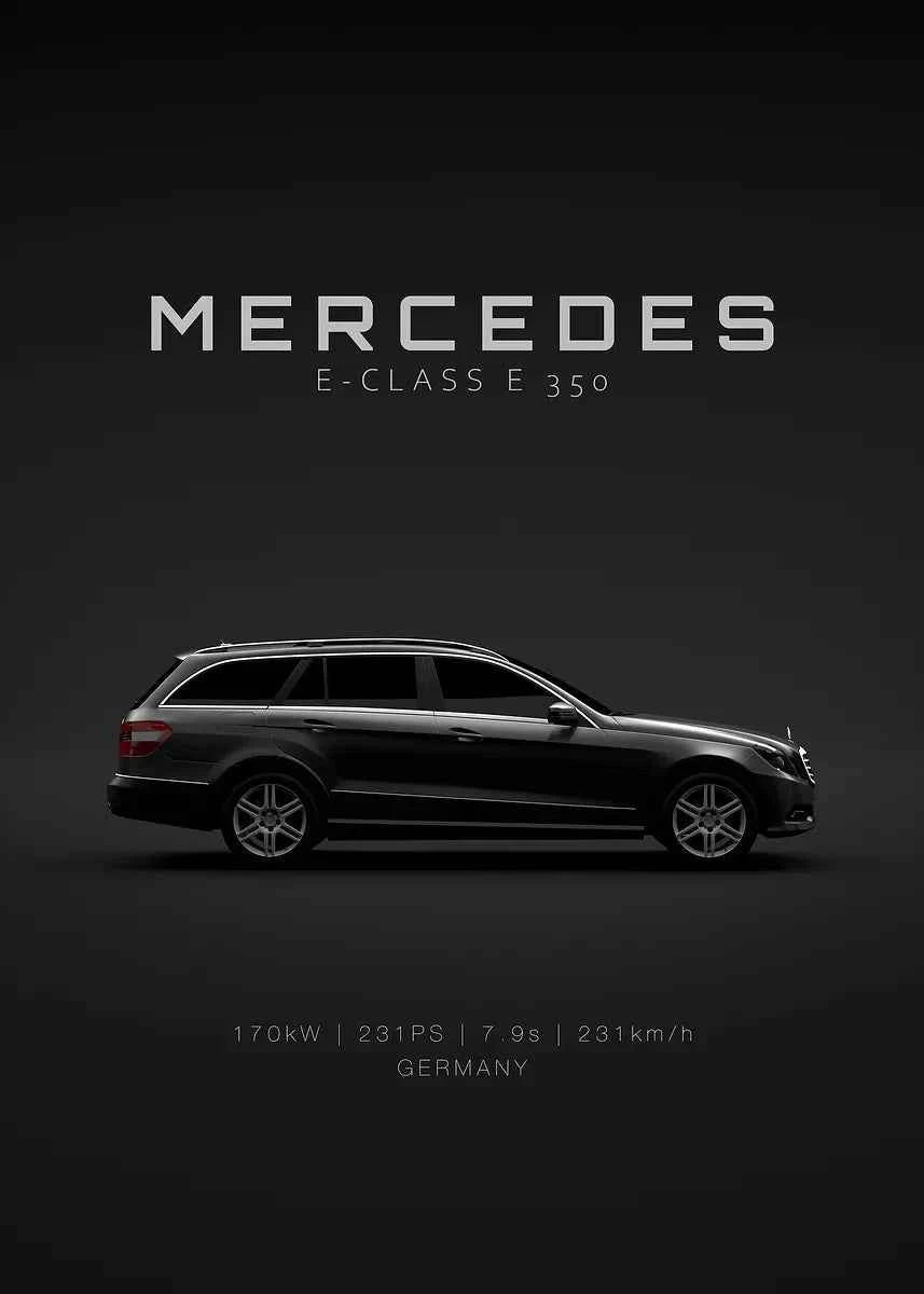 Black Famous Car M-Mercedes-B-Benz-AMG GT G 63 E 350 Poster Print Canvas Painting Home Living Room Wall Art Garage Club Decor
