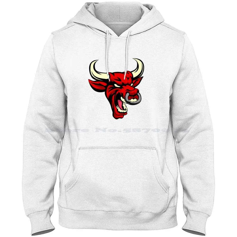 Red-Bull 100% Pure Cotton Hoodie Tshirt Fierce Bull Trendy Modern Red Color Red Colour Bull Strong Strength Ferocious Vector