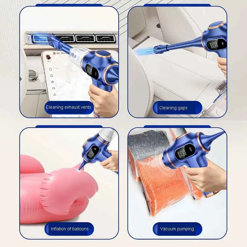 Portable Wireless Vacuum Cleaner Automobile Portable Robot Vacuum Cleaner 4 In1 Handheld For Car Home Appliances Dust Collector