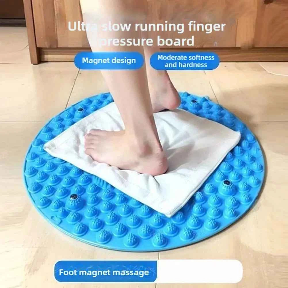 Foot Yoga Massage Acupressure Board Mat Muscle Relaxation Round Exercise Mat Fitness Foot Training Massage Acupressure Mat