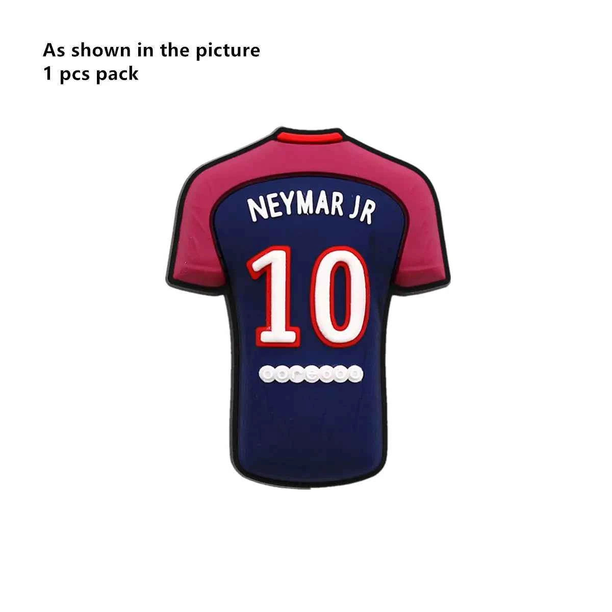 1 Pcs Original Soccer Jersey PVC Shoe Charms Designer Sandals Upper Decorations Accessories Football Clothes Shapes Clogs Buckle